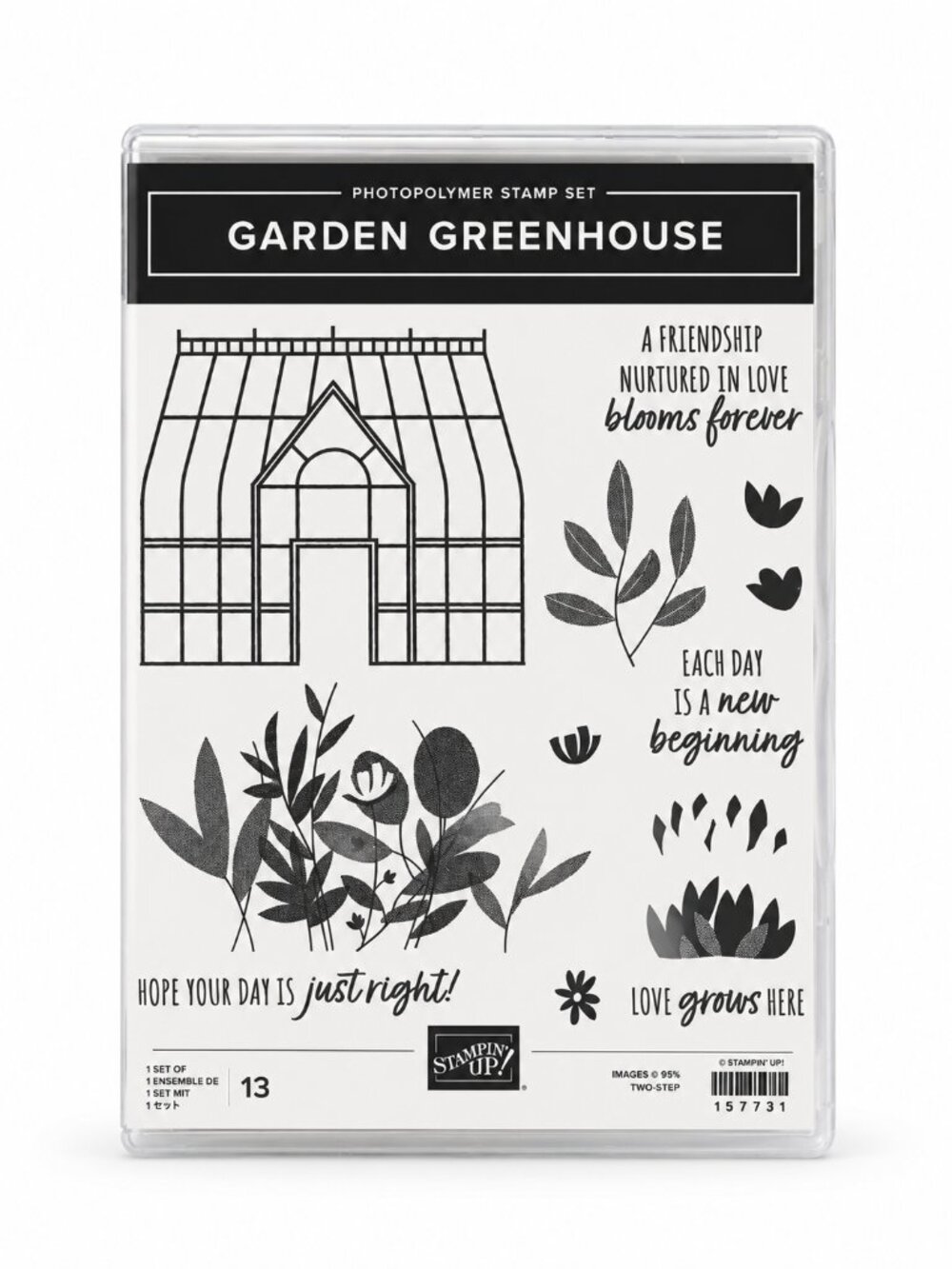 Stampin’ Up! Garden Greenhouse Photopolymer Stamp Set 157731